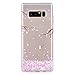 Price comparison product image DENDICO Galaxy Note 8 Case, Ultra-Thin TPU Soft Cover Case for Samsung Galaxy Note 8, Transparent Clear Case for Galaxy Note 8 [Shock-Absorption] Cherry Blossom