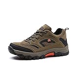  Rioneo Wanderschuhe Herren Leichte rutschfest Trekking Wanderstiefel Trekkingstiefel Männer Für Abenteuer Outdoor Sport Sneaker Grau Khaki Armeegrün 39-46 Khaki 39
