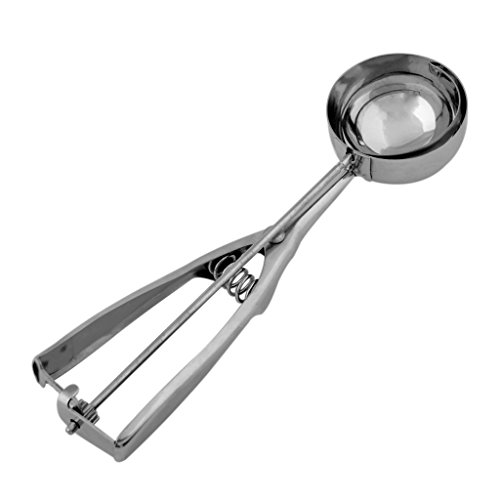vlunt Edelstahl Scoop für Ice Cream Mash Lebensmittel Löffel Küche Ball, edelstahl, Set of 3 (S M L) - 8