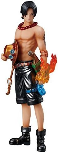 Shokugan One Piece 5.1 Portgas-D-Ace Flame of The Revolution Figure, Valiant Material Series by Shokugan