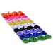 150 Sets of KAM Size 16 T3 Plastic Button Fastener Snap Studs Snaps Resin Poppers Pop Fasteners (10 colors: Red, Black, White, Yellow, Green, Orange,Royal Blue, Rose Pink, Light Pink, Violet)