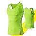 Produktbild Swallowuk Herren Compression Tank top Unterhemden Elastic Fitness Stringer Gym Shirt Weste Sport Vest Muscleshirt (XXL, Grün)