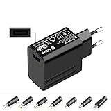 ✅Ausgang: DC 5V/ 3A (3000mA 2500mA 2000mA 1500mA 1000mA Kompatibel), 15W Ausgangsleistung. / Universal 5V 3A USB netzteil mit 7 stecker: 2,5x0,7mm / 3,5x1,35mm / 4,0x1,7mm / 4,8x1,7mm / 5,5x2,5mm / 5,5x1,7mm / micro USB.