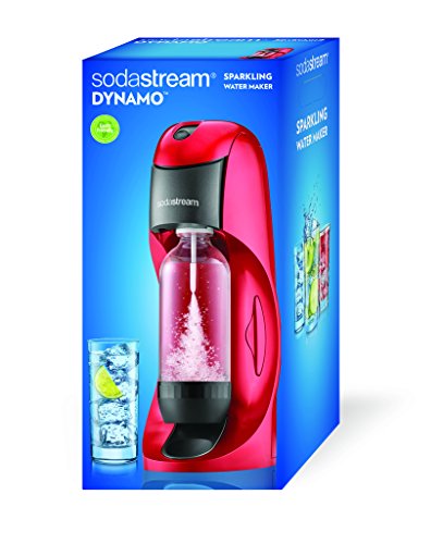 SodaStream Dynamo-Maschine Sprudelwasser und Soda, Kunststoff, rot, 22 x 15 x 42 cm - 5
