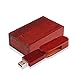 Produktbild Ranipobo Rotation holzfarbene Tischplatte Holz 32 GB High Speed Flash Speicher Drive USB 2.0 Memory Stick Swiss Army Messer Form Rosewood and Box Wooden 32GB
