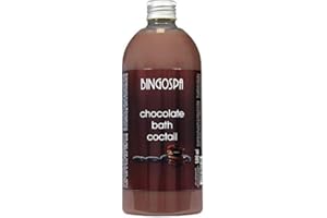 BINGOSPA Bagno di schiuma al cioccolato per relax e relax, contro stress e fatica, 500 ml
