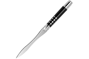 IKAAR Letter Opener Envelope Opener Letter Opening Cutter for Sealed Documents or Envelopes in Home or Office Gift Black