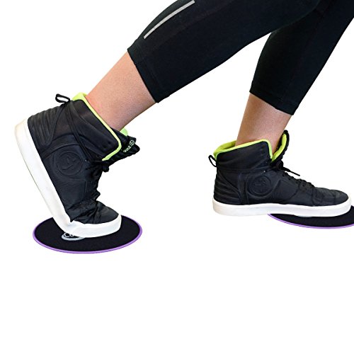 Elite Sportz Core Sliders und Gliding Disc Fitness Training – Sliders Fitness für den Kern – doppelseitig für den Einsatz auf Teppich oder Parkett - 4