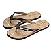 Produktbild SOMESUN Herren Freizeit Klassisch Retro Flip Flops Männer Jungen Mode Fußball Textur Sport Sandalen Flache Ferse Hausschuhe Weich Gemütlich Rutschfest Beiläufig Strand Schuhe