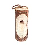 Gardigo Vogelfuttersäule Futterstation für Vogelfutter aus Holz natürlicher Futterspender - 6