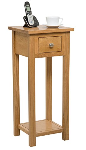 Hallowood Waverly Small Console Light Oak Finish | Solid 