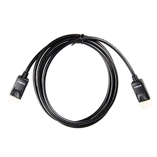 Acxeon Displayport Kabel 2M, DisplayPort 1.2v echtem vergoldet 3U“ Stecker OFC, DP Kabel 1.2v Neue HDTV Auflösungen bis zu 4K, 3D, 3840×2160 für Beamer Displays Grafikkarten und Apple – Pro Series - 5