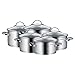 Produktbild WMF Topf-Set 5-teilig Bratentopf Fleischtopf Provence Plus Schüttrand Glasdeckel Cromargan Edelstahl rostfrei poliert induktionsgeeignet spülmaschinengeeignet