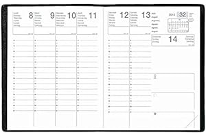 Exdi Sept 27 agenda scolaire 2024/2025 - coloris noir - format 21x27 cm - 1 semaine sur 2 pages