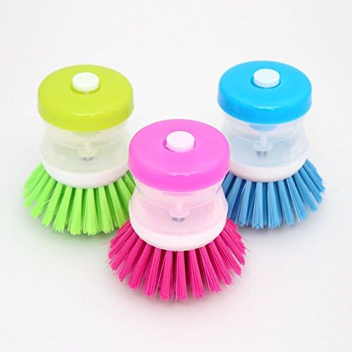 Szjsl Kitchen Wash Tool Pot Dish Bowl Palm Brush Scrubber Cleaning Cleaner Gadget-Hydraulic wash pot brush brush pressure liquid washing the dishes Creative kitchen cleaning brush
