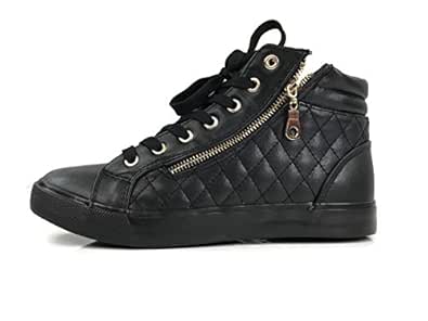 puffy high top sneakers