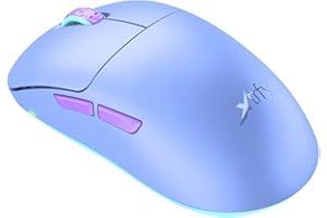 CHERRY Xtrfy M8 Wireless, Souris de Gaming ultralégère sans Fil, optimisé pour l’e-Sport Radio 2,4 GHz, Avant Ultra-réduit pour Une précision élevée, Rechargeable, Frosty Purple