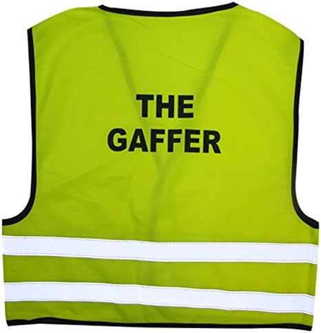 Kids High Visibility Hi Viz Safety Vest Top Hi Vis Baby Waistcoat Childrens Gift THE GAFFER (large 2-3 years)
