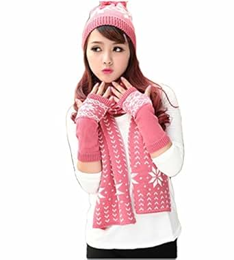 Womens scarf and glove sets on amazon