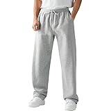 Men's Cotton Baggy Trackpants | Oversized Fit Streetwear & Gym Wear | Comfortable Casual Joggers for Men: 