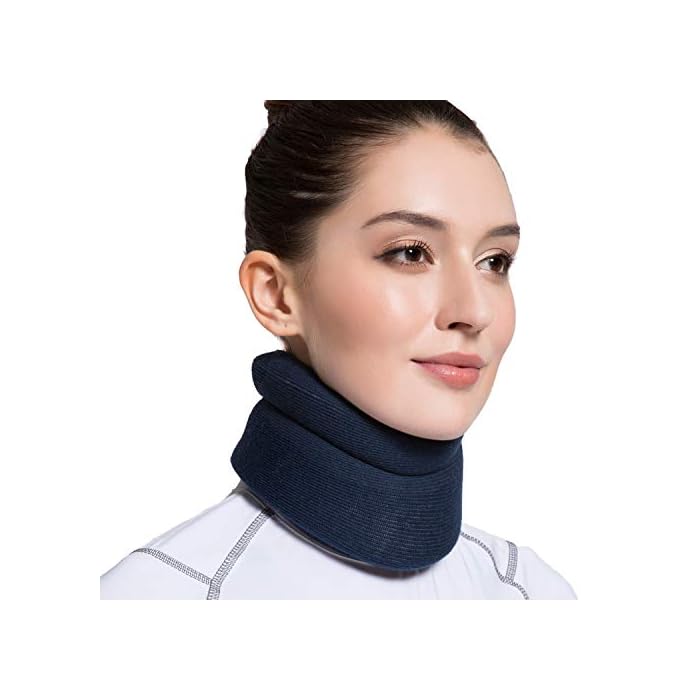 Buy VELPEAU Neck Brace Foam Cervical Collar Soft Neck Support