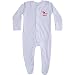 Baby Boys & Girls Personalised White Baby All In One Sleepsuit (18-24 Months, Pink)