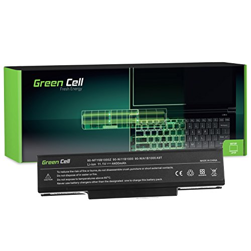Green Cell® Standard Serie Laptop Akku für Medion Akoya X7811 (6 Zellen 4400mAh 11.1V Schwarz)