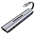 Price comparison product image Koojawind USB C Hub 9 in 1, Aluminum USB C Adapter to VGA HDM Audio 3 USB3.0 TF SD PD Multi-Function Hub HUB Dock