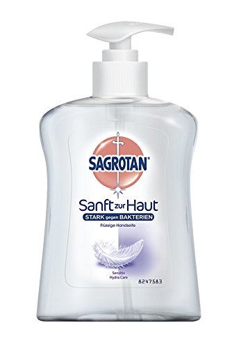 Sagrotan Handseife, Flüssigseife, Sensitiv, 3er Pack (3 x 250 ml)