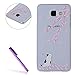 Produktbild Samsung Galaxy A5 2016 Hülle Transparent,Galaxy A5 2016 Hülle Silikon,Galaxy A5 2016 Hülle Anime,EMAXELERS Galaxy A5 2016 Hülle Rosa Flamingo Muster Soft Bumper TPU Hülle Tasche Für Galaxy A510,Galaxy A510 Hülle Blumen,Galaxy A5 2016 Hülle Ultra Dünn Silikon Transparente Schutzhülle Durchsichtig Clear Back Cover Tasche Handytasche Hülle Schale Etui Für Samsung Galaxy A5 2016,White Cat&Cherry