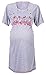 Happy Mama Women's Maternity Hospital Gown Nightie for Labour & Birth. 193p (Pink, UK 14)