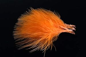 Tigofly 100 pcs/lot 3 Colors Turkey Marabou Blood Feathers Woolly Bugger Streamers Fly Tying Feather Materials