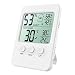 Produktbild AMIR Raumthermometer Zimmerthermometer, Hygrometer Thermometer, Digitales Thermo-Hygrometer mit MIN/MAX, Große LCD Display, für Schlafzimmer, Büro, Wohnzimmer, usw.