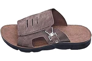 SURRIPA Sandals Slippers for Men Slip on Flat Summer Footwear Slide Sandals