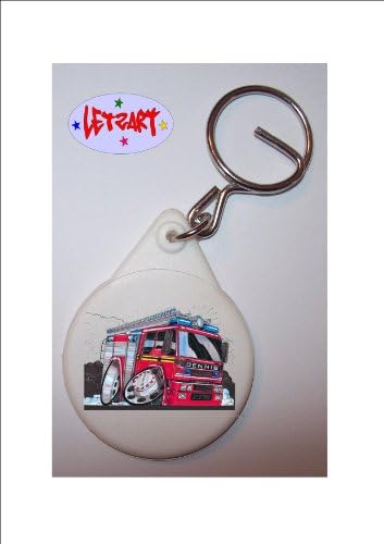 Koolart Image - Dennis Fire Truck - KEYRING