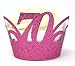 Produktbild All About Details 70 Cupcake-Förmchen, 12, 70. Geburtstag, 70. Jahrestag rosa (glitter pink)