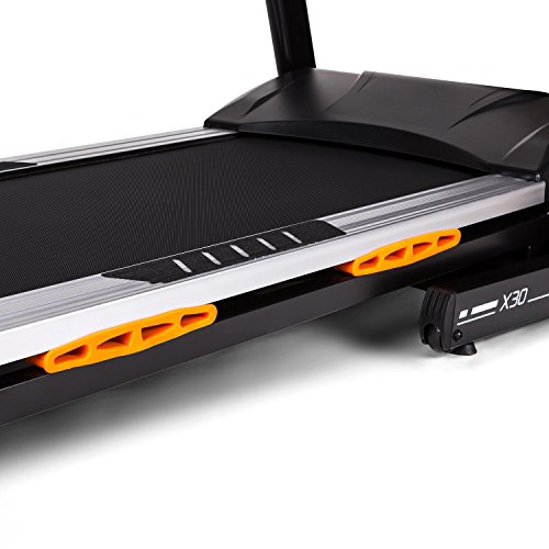 Capital Sports Pacemaker X30 Laufband Profi Heimtrainer (6,5 PS, 22km/h, zusammen-klappbar, gedämpfte Lauffläche, einstellbarer Steigung, 36 Trainingsprogramme) schwarz - 6