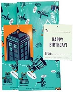 Police Box Wrapping Paper (1 Sheet & 1 Tag)