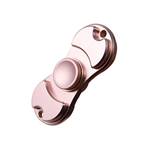 Hand Fidget Spinner,Omiky EDC Tri Fidget Spinner Finger Groy Toy for Party Game (Rose Gold)