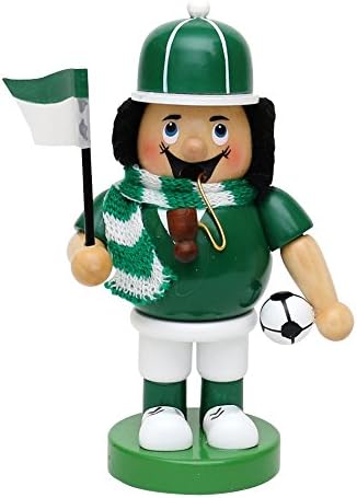 Incense Smoker in a Football Outfit, 16 cm green / white
