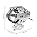 Produktbild Anzene Motorrad 125 Watt CREE U5 LED fahren nebelscheinwerfer spot licht weiße lampe scheinwerfer (chrom)