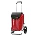 Produktbild Andersen Shopper Royal mit 3-Speichenrad 25 cm und 38 Liter Tasche Carbon rot