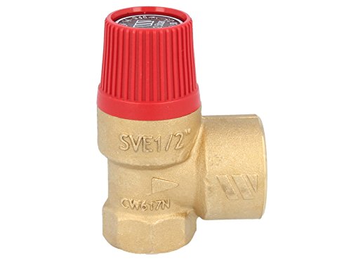 Membran Sicherheitsventil für geschlossene Heizungsanlagen 3 bar, bis 50 kW, E 1/2″ – A 3/4″ - 2