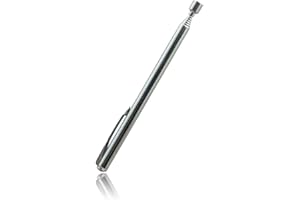 XUIGORT Rod Magnet Flexible Magnetic Lifter, Up to 16.5 g (0.04 lb) 12.5 cm Extendable Telescopic Magnetic Rod, Flexible for Picking Up Small Parts, Metal Objects, Car Parts
