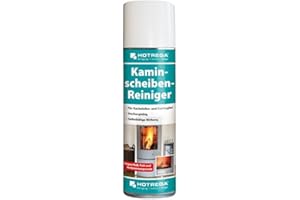 HOTREGA GMBH HOTREGA® Kaminscheiben-Reiniger 300 ml - Hochleistungs Aktivschaum Reiniger zur Beseitigung hartnäckigster Verschmutzungen