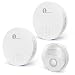 Produktbild 1byone Türklingel, Runden Wasserdicht Funkklingel Set,Wireless Doorbell,150m Reichweite, 2 Empfänger und 1 Wetterfester Sender / Klingelknopf, in Weiß
