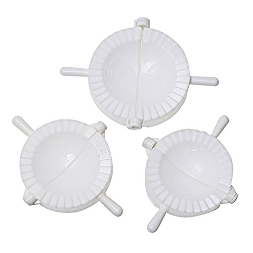 A-szcxtop einfaches Gerät mit Segen Worte Klöße Drücken Ravioli Teig Teig Pie Dumpling Maker Gyoza Form Werkzeug Küche Gadgets Artefakt Küche Supplies, plastik, weiß, Combination