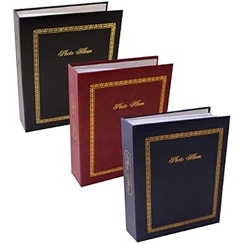 Plain Bleu Doublure En Timbre D'Or Album Photo Avec 200 Photos Pour 6X4