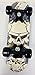 Price comparison product image Crown Crest White Skull Skeleton Evo Junior Mini Skateboard