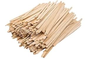 MVS WHOLESALE Lot de 500 agitateurs écologiques et biodégradables en bois de bouleau pour boissons chaudes ou froides, lait, thé, pour la maison ou le bureau.